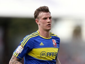 Swindon Town's Adam Flint during the match against Brentford on May 6, 2013