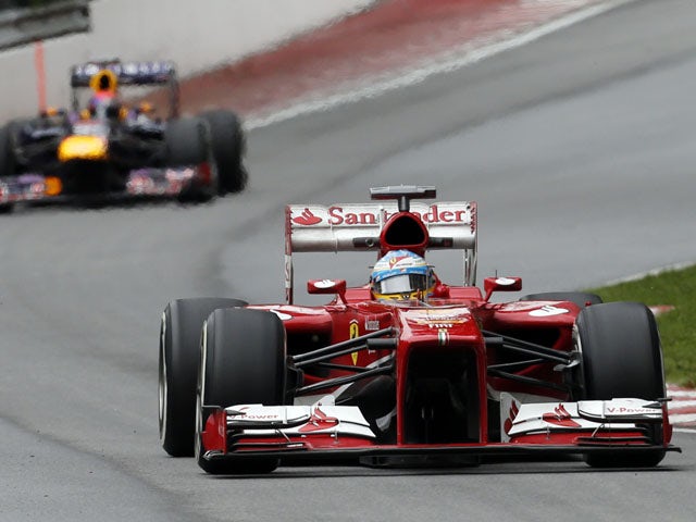 Ferrari driver Fernando Alonso during the first practice session for the Canadian Grand Prix on June 7, 2013