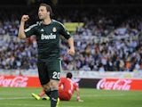 Real Madrid's Gonzalo Higuain celebrates after scoring against Real Sociedad on May 26, 2013