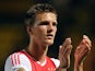 Ajax's Joel Veltman during a friendly match against Norwich City on July 31, 2012