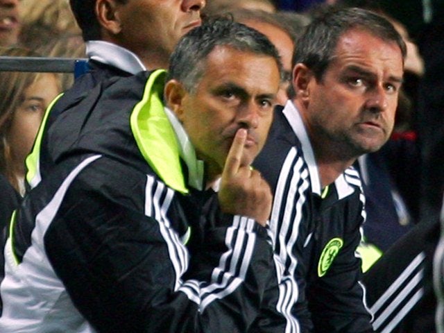 Goodbye for now - Mourinho's first stint in charge ended after a 1-1 home draw with Rosenborg in the Champions League.