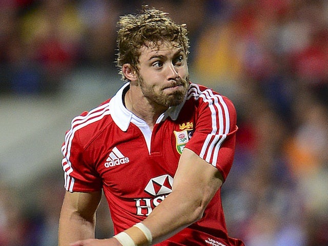 Lions' Leigh Halfpenny converts a try against Force on June 5, 2013 