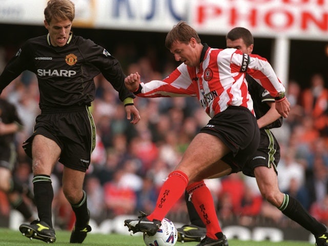 Southampton legend Matt Le Tissier plays against Man Utd on May 8, 1998