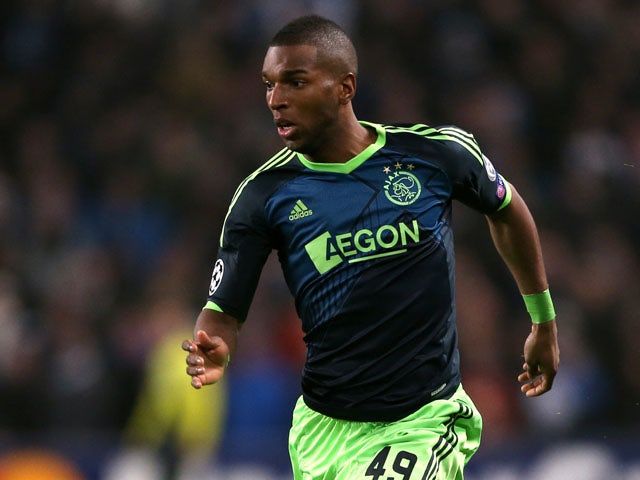 Ajax's Ryan Babel during the Champions League match against Manchester City on November 6, 2012