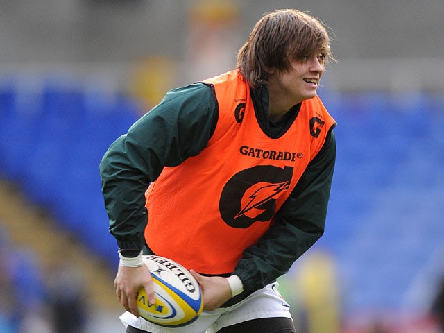 London Irish player Alex Gray prior to the match against Exeter Chiefs on November 25, 2012