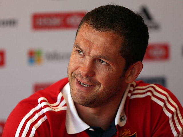 British and Irish Lions' defence coach Andy Farrell during an interview on May 31, 2013