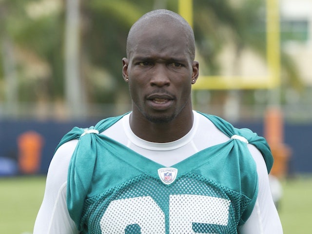 NFL player Chad Johnson/Ochocinco when he trained with the Dolphins on June 19, 2012