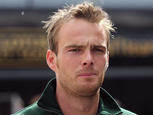 Caterham's Giedo Van Der Garde at F1 during practice at Barcelona on May 10, 2013