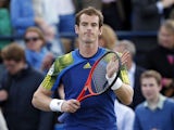 Andy Murray celebrates his victory against Marinko Matosevic at the AEGON Championships at The Queen's Club on June 13, 2013