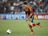 Spain striker Alvaro Morata in action against Italy on June 18, 2013