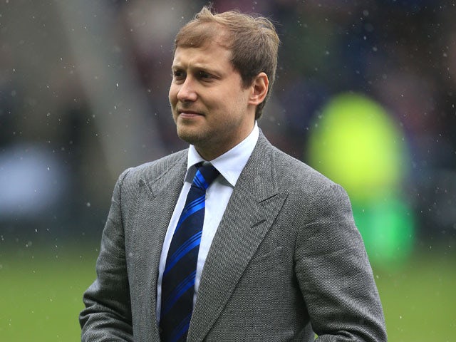 Reading owner Anton Zingarevich before the Premier League match against Liverpool on April 13, 2013
