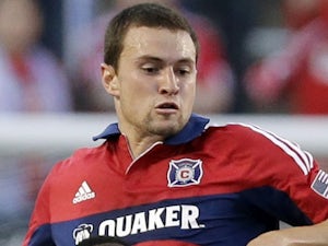 Houston's Austin Berry in action against Colorado Rapids on June 19, 2013