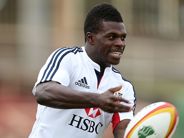 British and Irish Lions Christian Wade during a training session on June 17, 2013