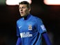 Stockport County's Danny Whitehead during the match against Wrexham on October 10, 2012