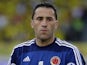 Colombia's goalkeeper David Ospina in action on June 11, 2013