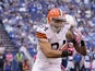 Cleveland Browns' Jordan Cameron in action on October 21, 2012