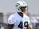 New York Jets' Kellen Winslow during a training session on June 11, 2013