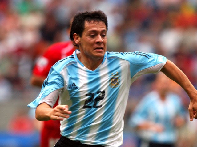 Argentina's Luciano Galletti during the match against Tunisia on June 15, 2005
