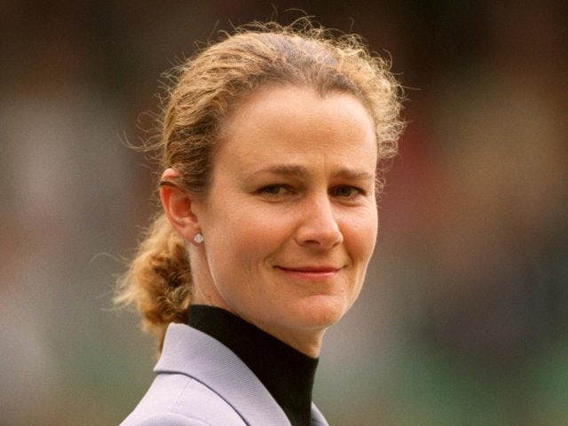 Pam Shriver at the Parade of Champions at Wimbledon in 2000.