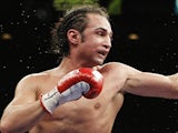 Paulie Malignaggi during a fight against Jose Miguel Cotto on April 9, 2011