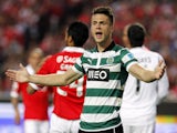 Sporting's Ricky van Wolfswinkel during the Portuguese league soccer match between Benfica and Sporting on April 21, 2013