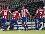 Paraguay's Jorge Rojas celebrates scoring in the Under 20 World Cup match against Mali on June 22, 2013