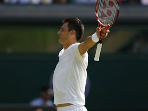 Tomic admits to Centre Court nerves