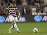 United States midfielder Danny Williams during the World Cup qualifying match against Guatemala on October 16, 2012