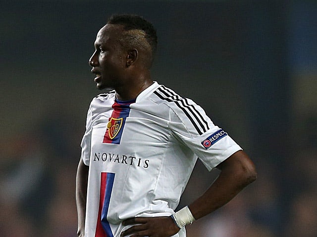 Basel's Jacques Zoua in action on May 2, 2013