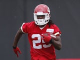 Chiefs' Jamaal Charles during team practice on May 22, 2013