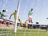 Mexico score their second goal against Mali at the u20 World Cup on June 28, 2013