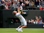 Steve Darcis celebrates beating Rafa Nadal at Wimbledon on June 24, 2013