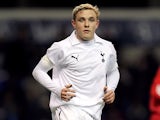 Tottenham Hotspur's Alex Pritchard in action on February 1, 2013