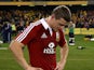 Lions Brian O'Driscoll stand dejected after defeat to Australia during the Second Test match on June 29, 2013