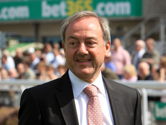 Horse owner David Johnson during the Gold Cup Meeting at Sandown Park on April 26, 2008