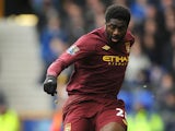 Manchester City's Kolo Toure in action during the match against Everton on March 16, 2013