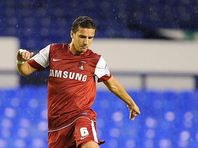Leyton Orient's Mathieu Baudry in action on August 29, 2012