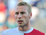 Mike van der Hoorn playing for the Netherlands during their match against Spain on June 12, 2013