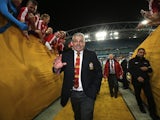 Warren Gatland walks from the pitch after series win over Australia on July 6, 2013