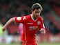 Walsall striker Will Grigg in action on February 16, 2013