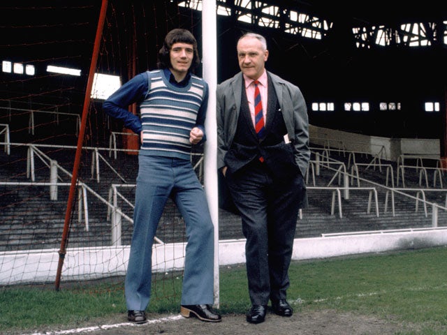 Liverpool manager Bill Shankly with Kevin Keegan on May 24, 2971