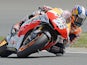 Honda's Dani Pedrosa in action during a free practise for the German Grand Prix on July 13, 2013