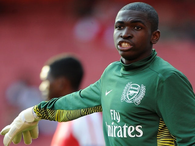Reice Charles-Cook in action for Arsenal on October 23, 2011