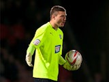 Chesterfield goalkeeper Richard O'Donnell in action on October 9, 2012