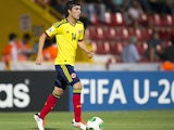 Colombia's Sebastian Perez in action during the U20 World Cup on June 28, 2013