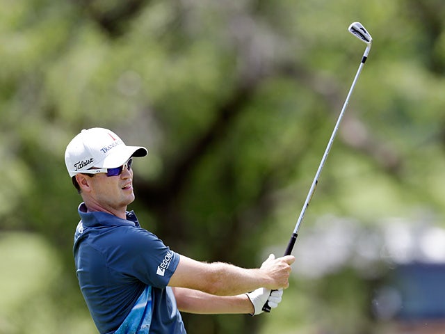 Zach Johnson in action during the John Deere Classic golf tournament on July 13, 2013