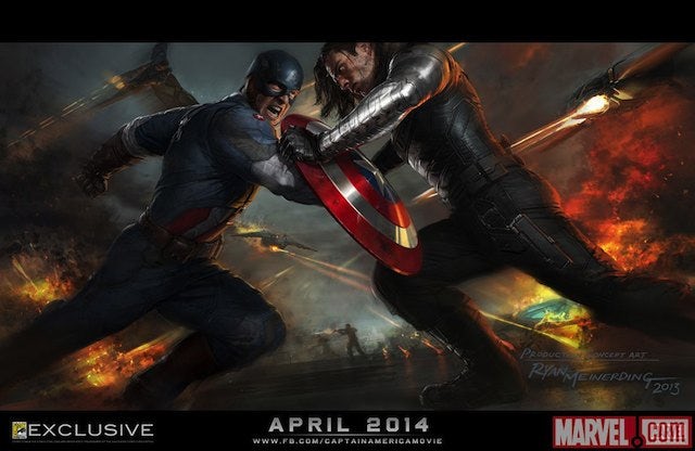 Comic-Con poster for Captain America: The Winter Soldier (640w)