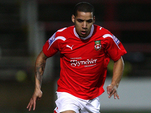 Wrexham's Curtis Obeng in action on January 18, 2012
