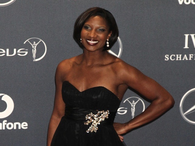Former athlete Denise Lewis at an awards ceremony on February 6, 2013