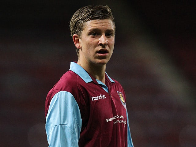 West Ham's George Moncur in action on January 19, 2011